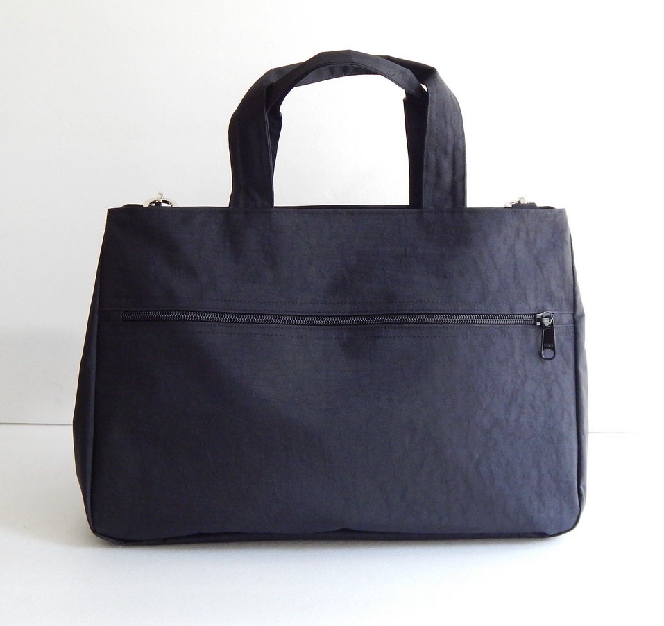 Black Water-resistant Bag Messenger Bag Tote for Women - Etsy