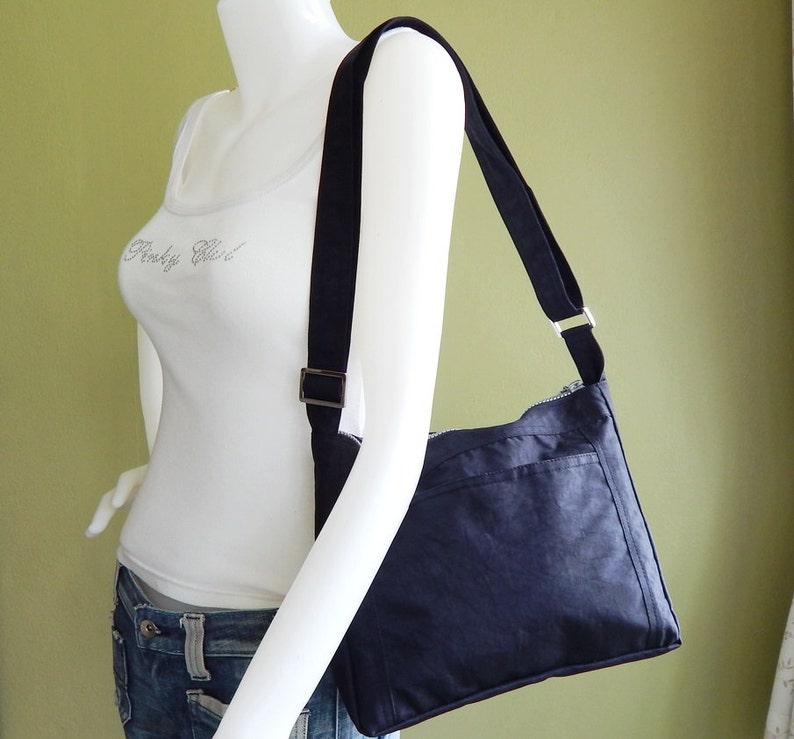 Black Water Resistant Nylon Bag Cross Body Bag Shoulder - Etsy