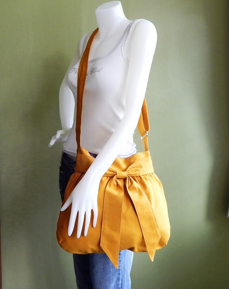 Mustard yellow canvas bag Shoulder bag Diaper bag Etsy