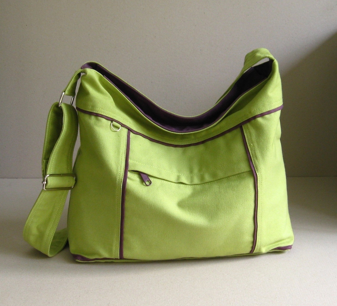 Sale Pear Canvas Messenger Bag diaper bag tote purse Etsy
