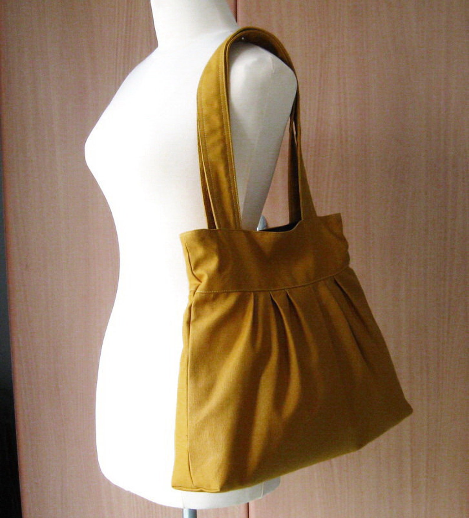Sale Mustard Canvas Bag purse tote shoulder bag diaper Etsy