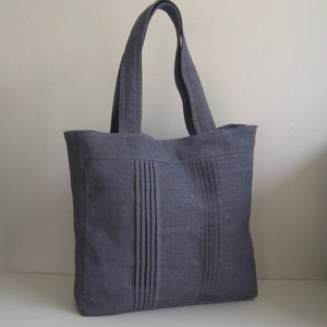 Fourre-tout en chanvre gris, sac de voyage, sac pour ordinateur portable, sac à bandoulière, sac à langer, sac de travail pour femme, cartable, sac léger - SIMPLICITÉ