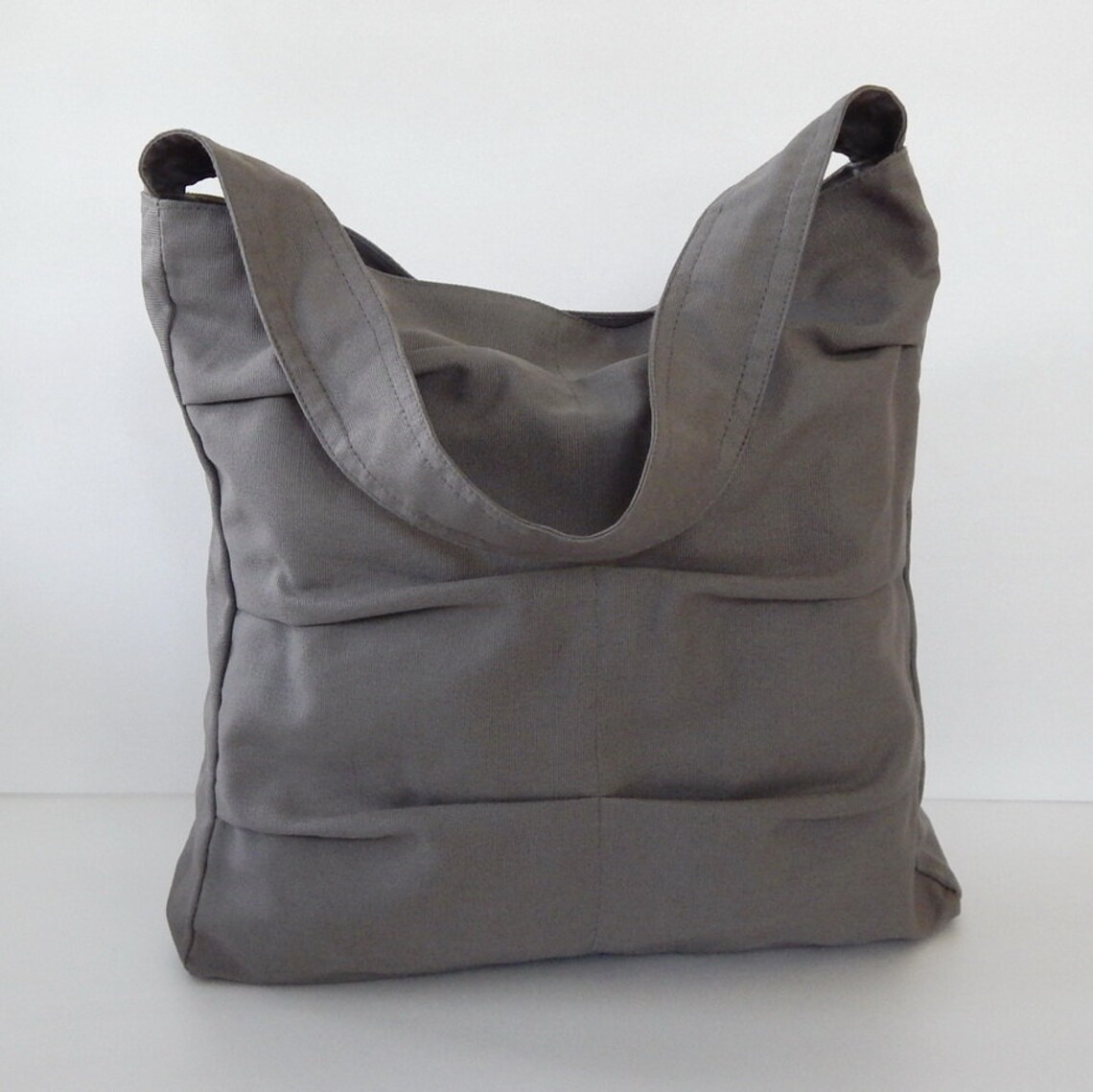 Grey Canvas Bag Shoulder Bag Tote Purse Handbag Unique Etsy
