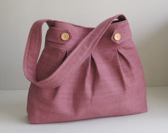 Mulberry Hemp Bag - Everyday bag / Shoulder bag / Women light weight bag / Natural fiber bag, gift for her - ARROWS