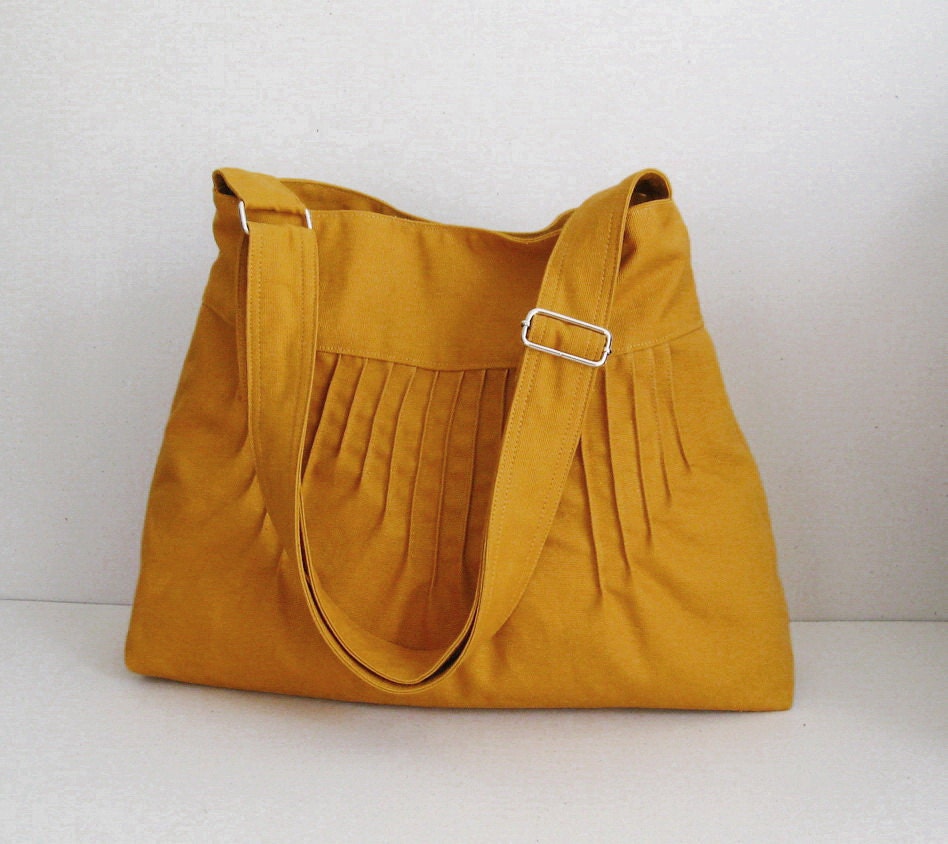 Sale Mustard Canvas Lines Shoulder bag Diaper bag Etsy