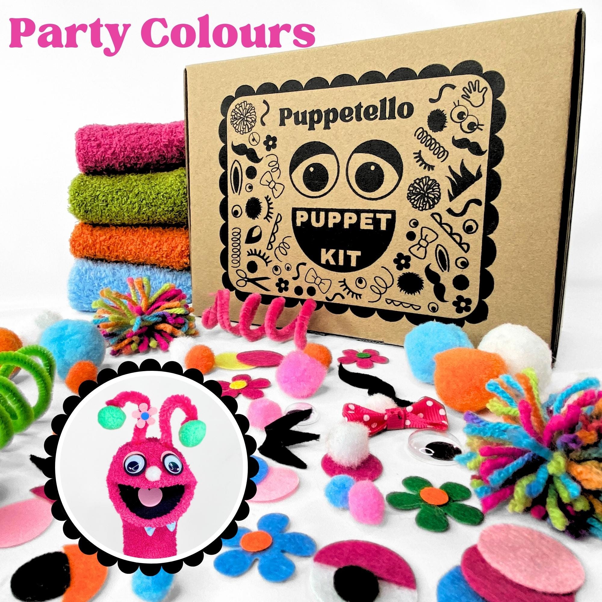 Hand puppet making kits hotsell