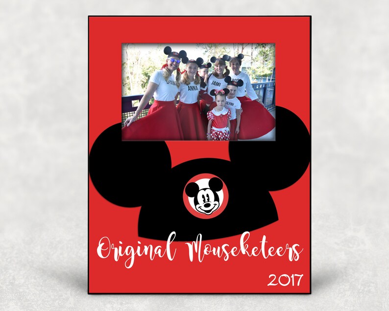 Disney Vacation Picture Frame Original Mouseketeer Keepsake Image 0