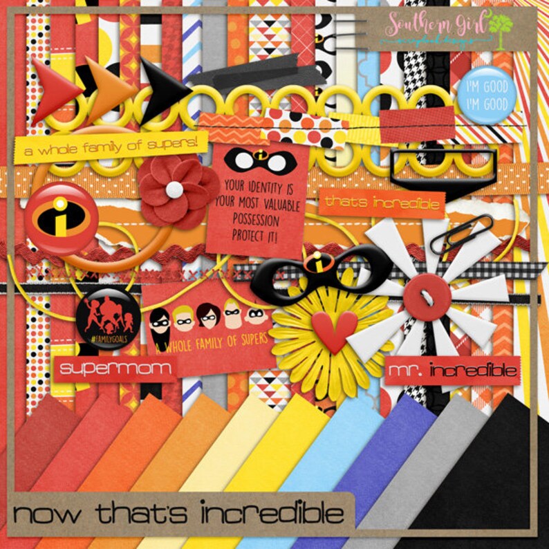 Now That/'s Incredible Digital Scrapbook Kit