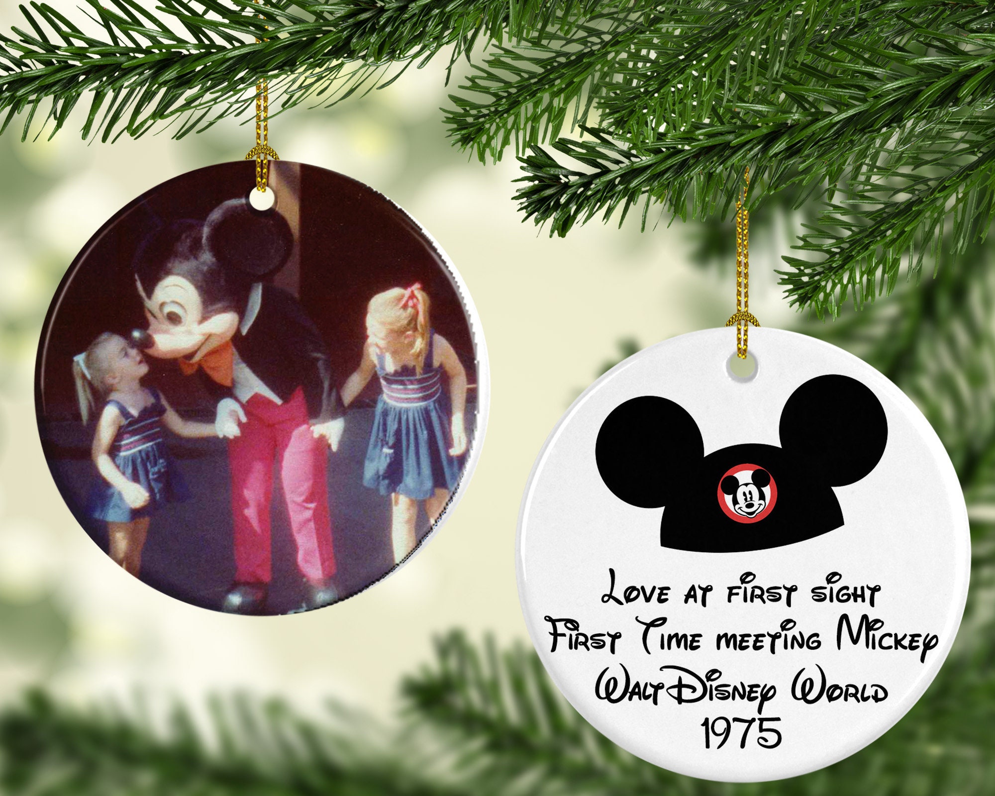 Disney Mouseketeer Mickey Mouse Christmas Ornament Mickey Mouse Dorable