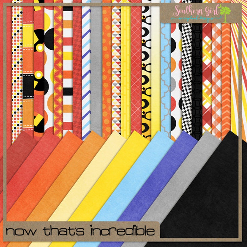 Now That/'s Incredible Digital Scrapbook Kit