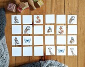 Printable Animal Memory Matching Game - Instant Digital Download