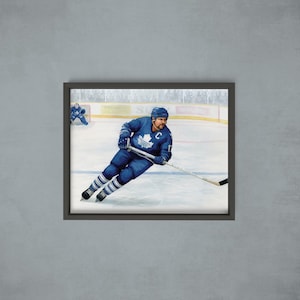 Wendel Clark, Maple Leafs 1 Pick Art Print by B Bennett 
