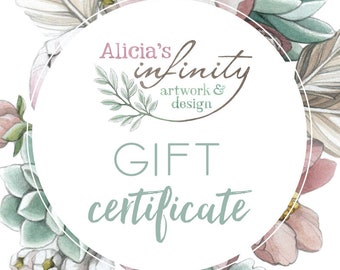 Gift Certificate to Alicia's Infinity Shop!