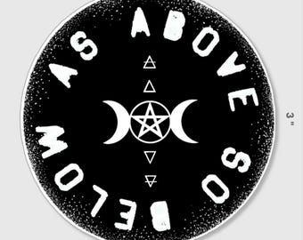 As Above, So Below Sticker