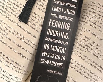 Edgar Allen Poe Quote Bookmark