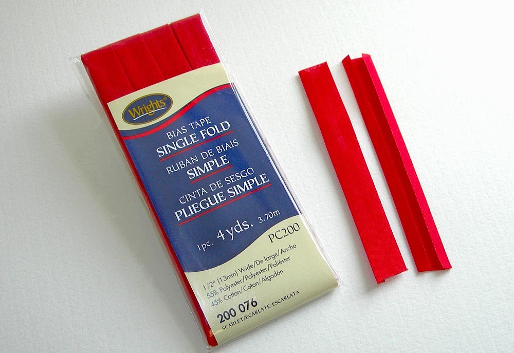 Wrights 1 pkg SCARLET Single Fold Bias Tape 1/2''W Etsy