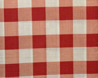 Laurie Bird 'Bloom' Collection for Windham - 1/2 Yard Increments - 'Checker Board' Strawberry OOP