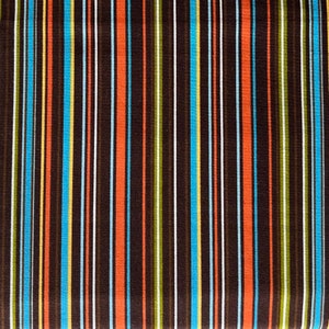 Quilters Cotton - 'Daydream Believer' by Heidi Grace - 1/2 Yard Increments - Chocolate Stripe