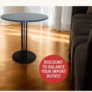 Modern Round Coffee Table – Minimalist Side Table for Living Room, Stylish & Functional Home Furniture
