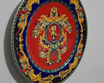 Versace Rosenthal Le Roi Soleil Plate: Limited Edition Vintage Wall Art
