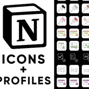 Notion - Stream Deck Productivity Icons + Profiles (Doodle Style)