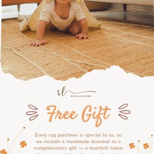 Free gift: Free handmade door mat with every purchase.