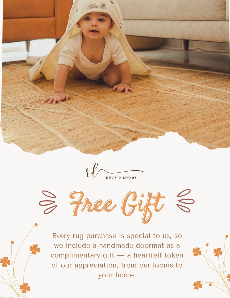 Free gift: Free handmade door mat with every purchase.