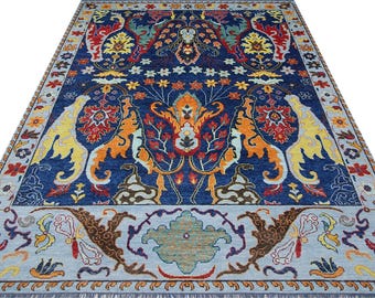 Handmade (knotted) Persian Bidjar Motif Wool Area Rug - Available in many sizes