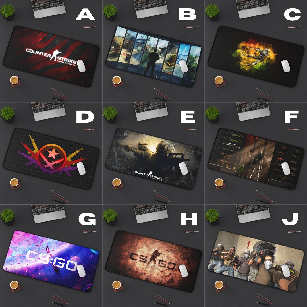 Counter Strike Desk Pads L 9 Models L Global Offensive Large Mouse Pad ...