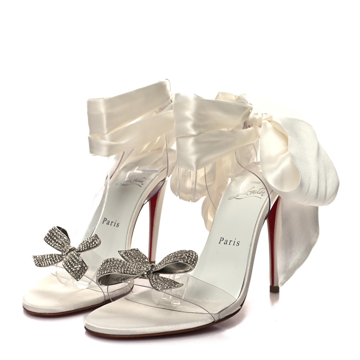 Louboutin wedding shoes sale clearance