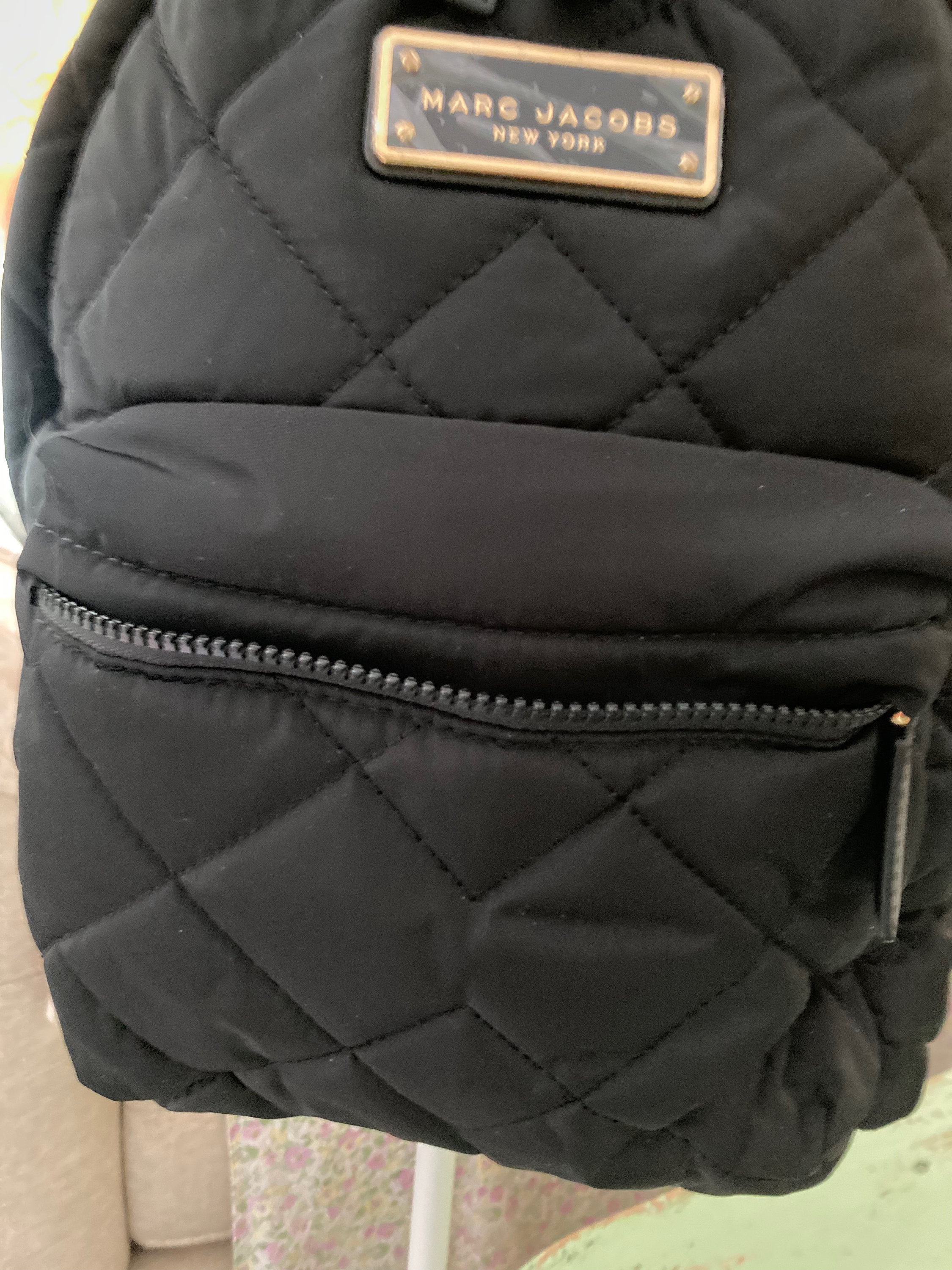 Classic MARC JACOBS Black Quilted BACKPACK Etsy