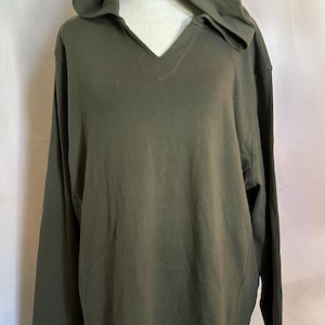ジャケット・アウター Eddie Bauer 90s vintage zip-up hoodie Eddie Bauer Vintage 90s Full Zip Green Cotton Hoodie Double