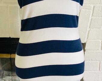 Vintage Y2K Nautical ABERCROMBIE and FITCH Navy White Striped BODYCON Knit  Mini Dress Sz. M - Etsy