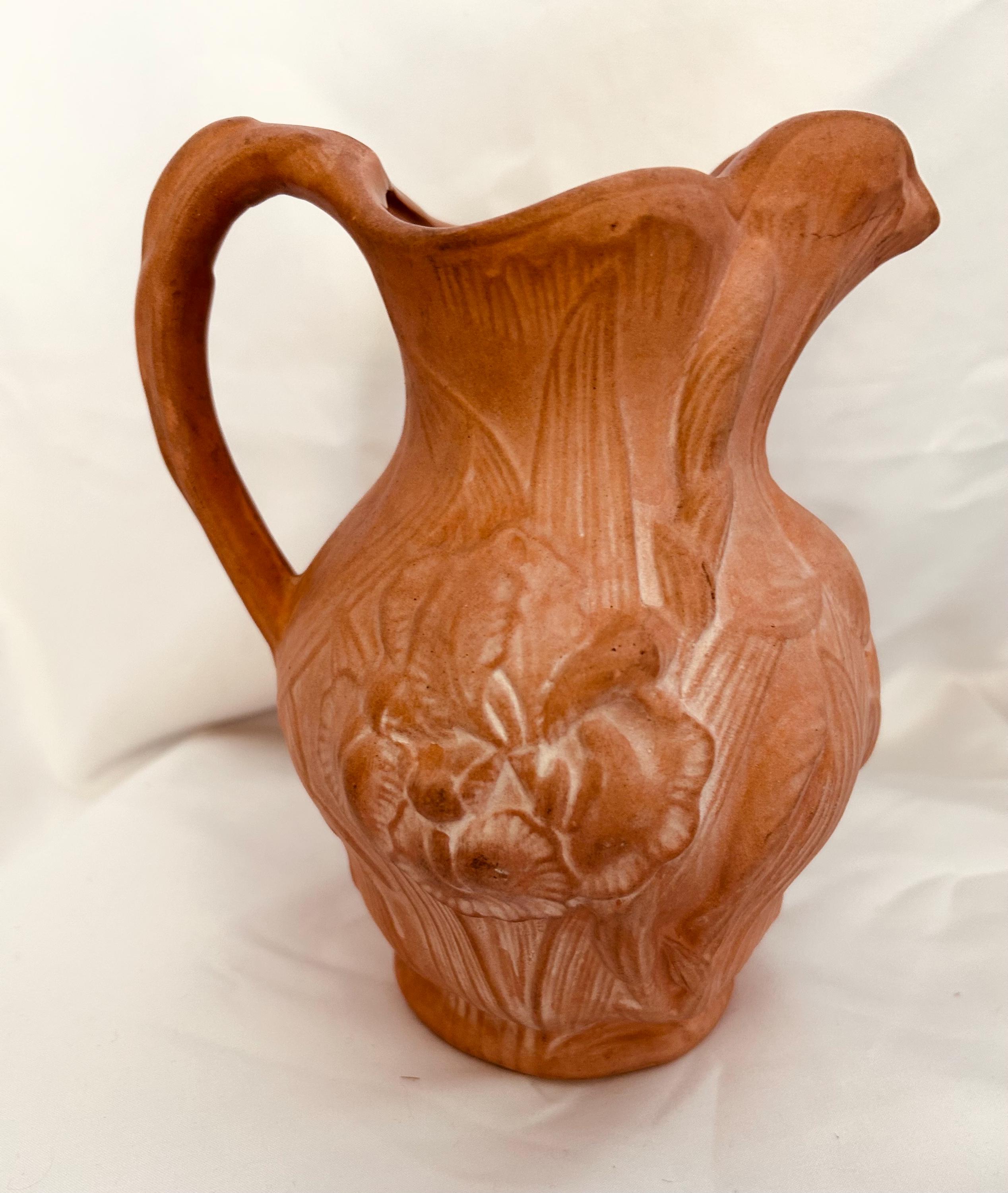 Iris Pottery Pitcher - Etsy display picture 1