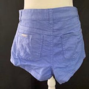 Periwinkle Blue CHEEKY Booty style cotton stretch SHORTS sz. 9