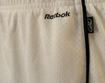 Vintage REEBOK white  with black piping wide leg TRACK ATHLETIC Pants sz. xl