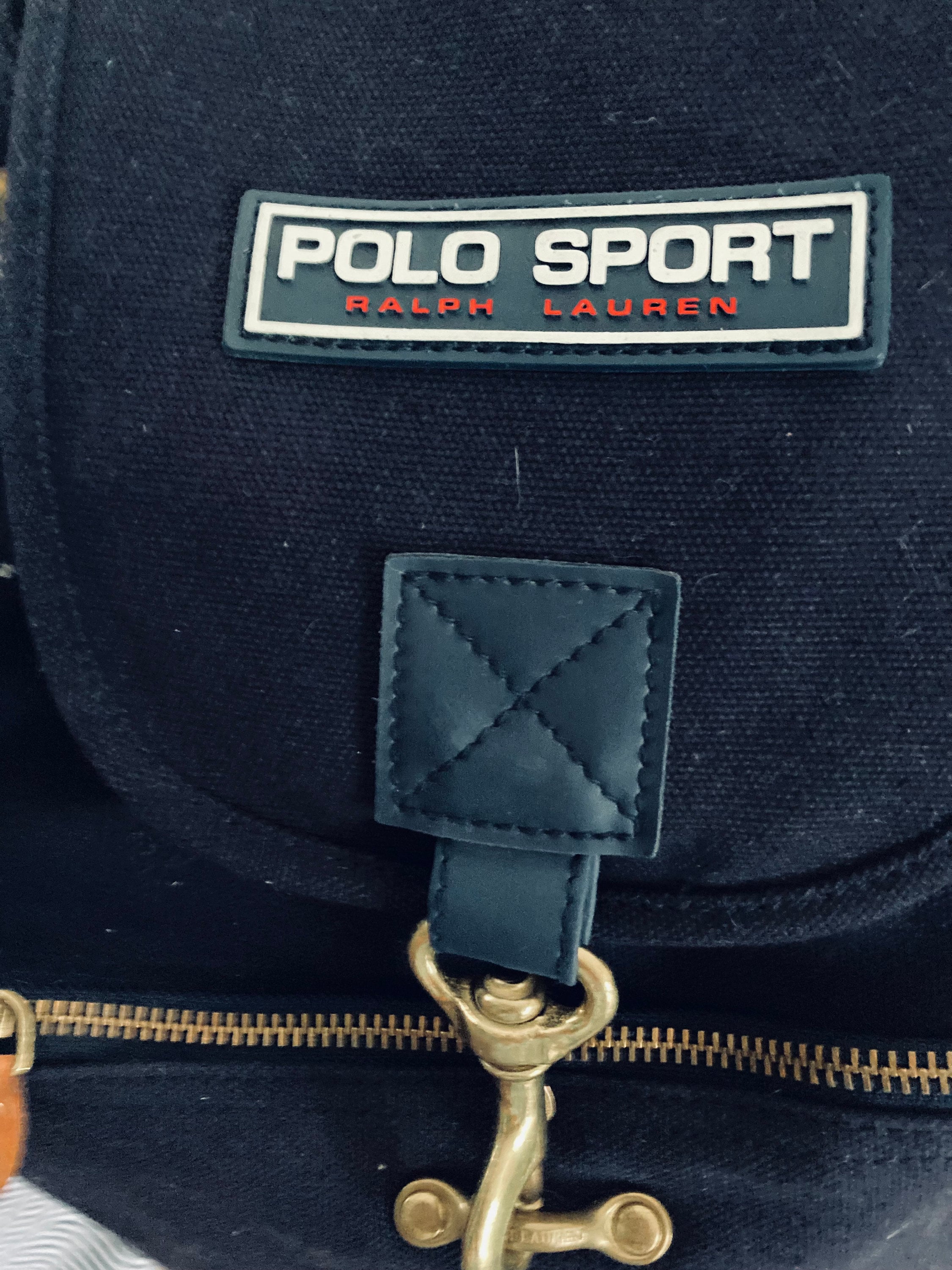 Rare RALPH LAUREN Polo Sport Nautical Unisex Navy Canvas