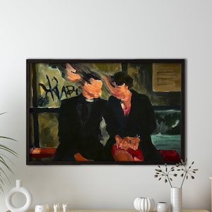 Pôster de programa de TV Fleabag, impressão de arte abstrata, impressões vintage, arte de parede minimalista, pôster estético, impressão de alta qualidade