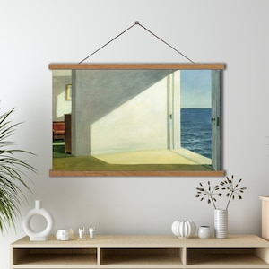 Hängendes Leinwand Edward HopperRooms by the Sea (1951) Plakat, Edward Hopper Druck, Edward Hopper Wandkunst, Edward Hopper Ausstellungsdruck