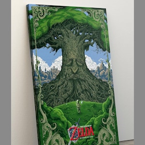 The Legend of Zelda Ocarina of Time Poster, The Legend of Zelda Poster,Zelda Poster, Zelda Decor