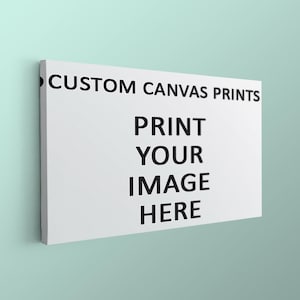 Stampa su tela personalizzata da immagine, converti la tua foto in tela, tela fotografica personalizzata per regalo di Natale, regalo personalizzato