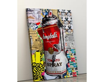 Banksy Tesco Value Tomato Soup Can - Etsy