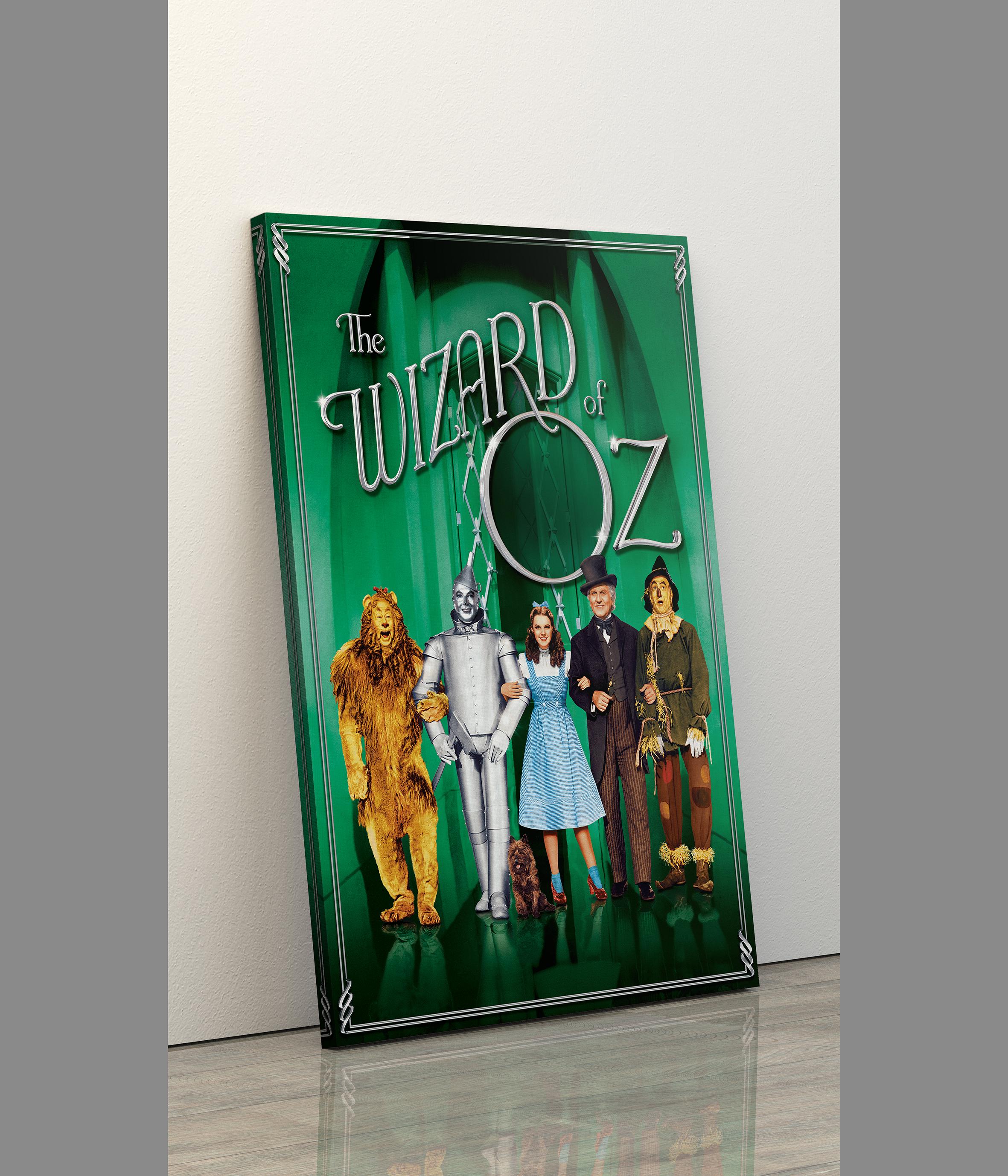 The Wizard of Oz Movie Film Poster Print Vintage Movie  Canvas Print , Iconic Film Art Wall Decor