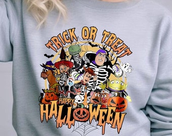 Toy Story Trick Or Treat Halloween T-shirt, Toy Story Characters, You Have Got A Friend In Me Sweatshirt, Woody Buzz Lightyear T-shirt
