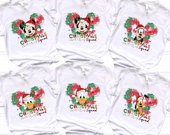 Mickey And Friends Christmas Shirts, Disney Family Shirt, Christmas Family Shirts, Disneyland Christmas Shirt, Disneyland Family Sweatshirt