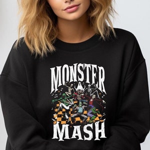 Halloween Monster Mash Sweatshirt, Vintage Halloween Sweatshirt, Retro Halloween Shirt, Fall Sweatshirt, Monster Mash Tshirt, Fall Shirt
