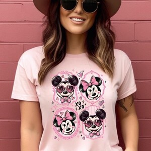 Disneyworld Mickey Minnie Valentine Shirt, XoXo Tee, Disneyland Valentine Couple Shirt, Mickey Minnie Valentine Sweatshirts, Honeymoon Shirt