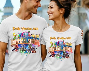Universal Studios Family Vacation 2026, Universal Studios Trip Shirt, 2026 Universal Studios Vacation Shirt , Matching Universal Tee