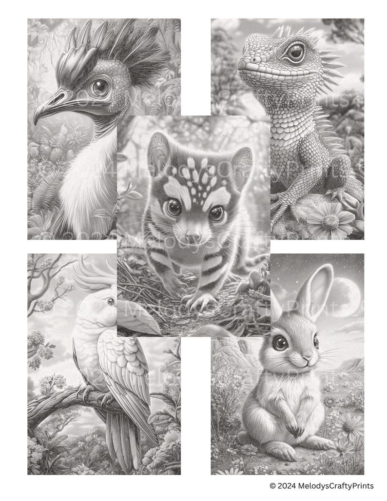 Australian Wildlife Coloring Pages: Koala, Kangaroo, and More (PDF Download) image 7