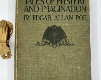 Tales of Mystery and Imagination by Edgar Allan Poe 1919 Harry Clarke Illustrated Vintage Antique Decorative Hardback Book Gothic Horror